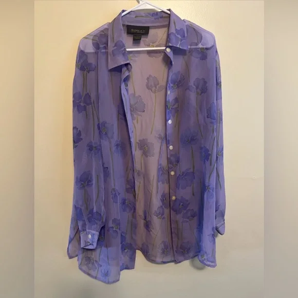 Lane Bryant Lavender Top - Picture 1 of 3